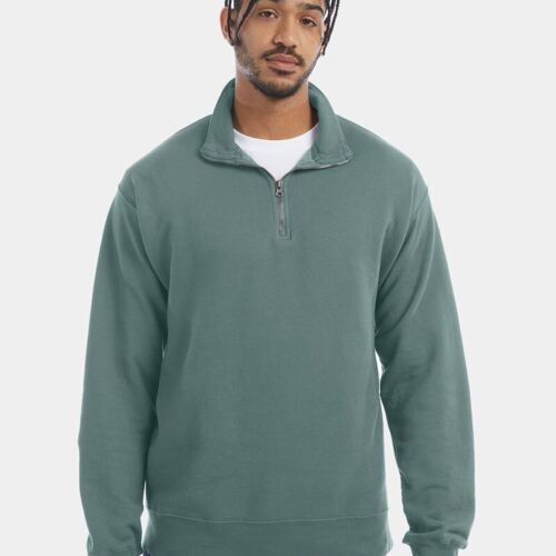 Unisex Garment-Dyed Quarter-Zip Sweatshirt Thumbnail