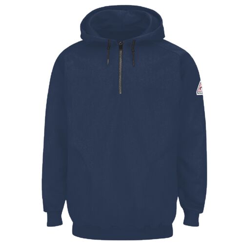 Men's Flame Resistant Quarter-Zip Hooded Sweatshirt Thumbnail